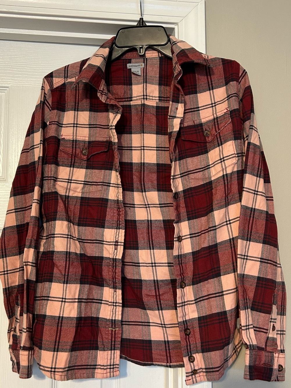 Carhartt flannel button up - Small